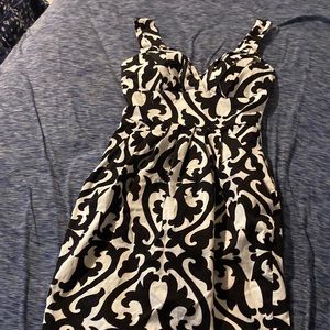 Black and white dress